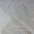 Good Design POLY90% LX10% Stretchy and Soft Stripes Pattern Single Jersey Filigreework Fabric for Garments